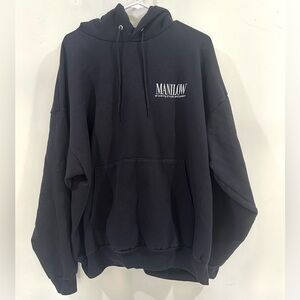 Vtg 2005 Barry Manilow Black Hoodie “A Night Of Music & Passion” Pullover -2XL